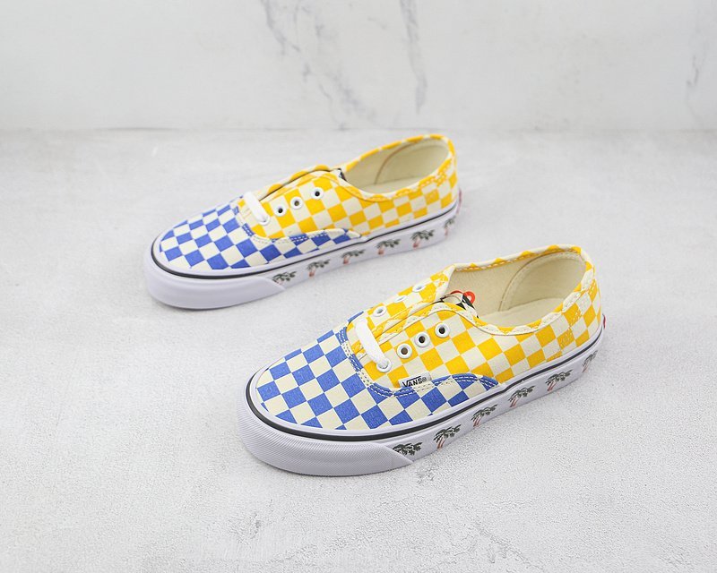 Vans Authentic "Blue/Yellow/Palm" фото № 5