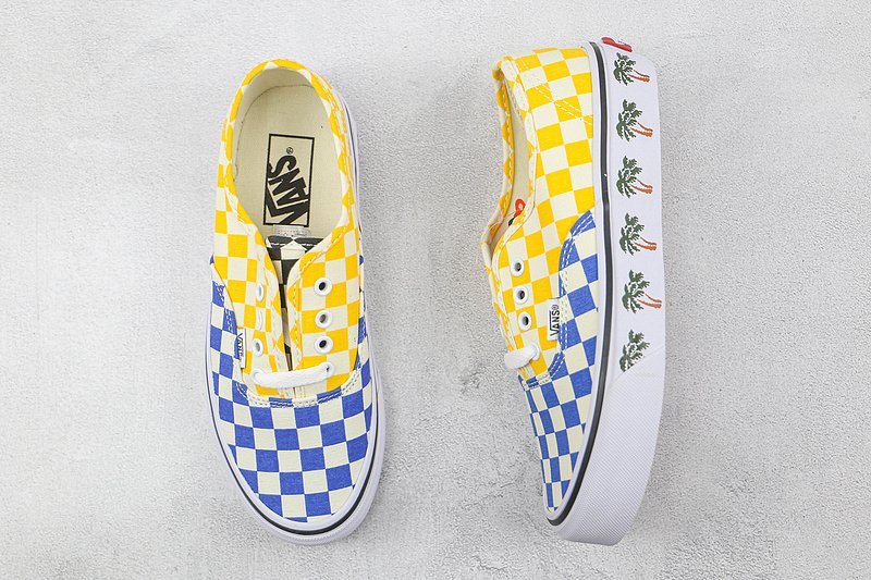 Vans Authentic "Blue/Yellow/Palm" фото № 7