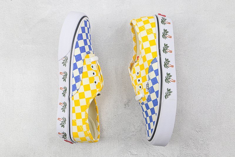 Vans Authentic "Blue/Yellow/Palm" фото № 6