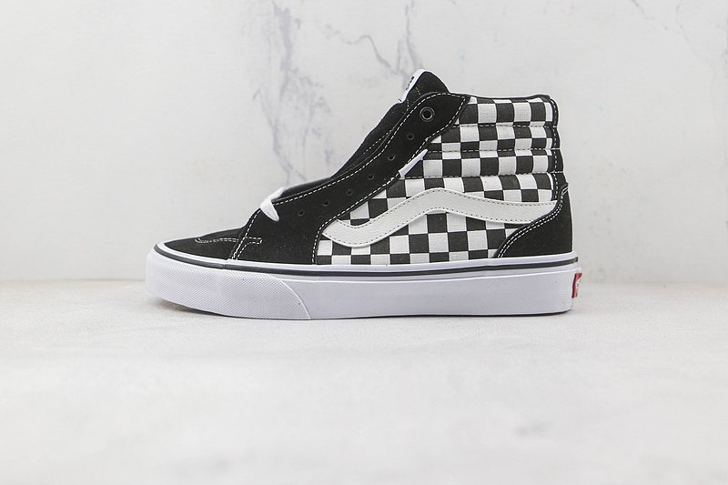 Vans SK8-Hi "Black/Checkboard" фото № 2