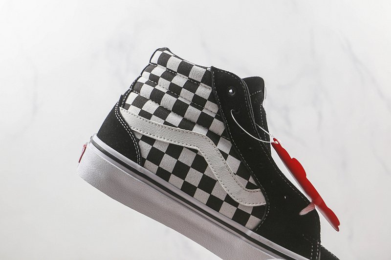 Vans SK8-Hi "Black/Checkboard" фото № 3