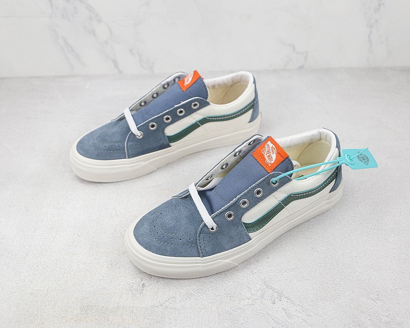 Vans SK8-Low "Haze Blue/Green/White" фото № 5
