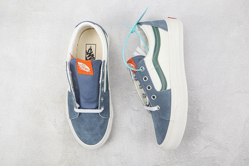 Vans SK8-Low "Haze Blue/Green/White" фото № 7