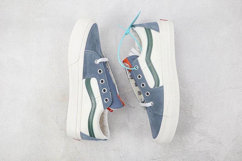 Vans SK8-Low "Haze Blue/Green/White" фото № 6
