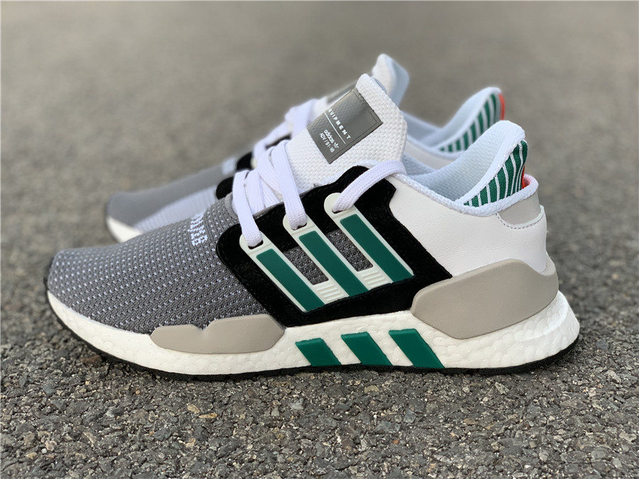 Adidas EQT Support 91/18 BOOST "Gray/Green" фото № 2