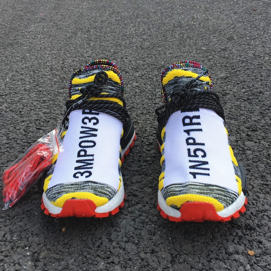 Pharrell Williams x adidas Originals Hu NMD Trail SOLARHU "Gray/Yellow" фото № 3