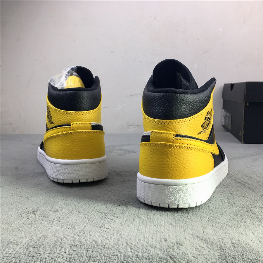 Air Jordan 1 Giay "Black/Yellow" фото № 6