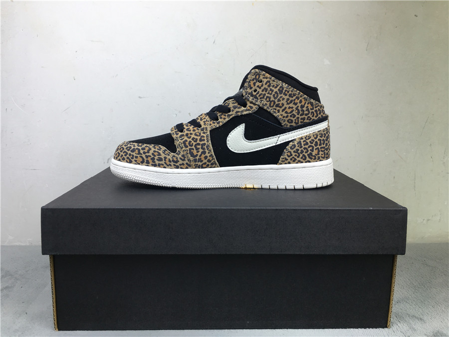 Air Jordan 1 Mid SE GS "Cheetah" фото № 2