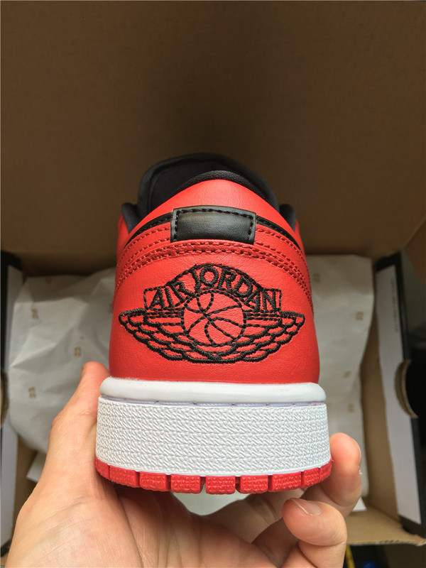 Air Jordan 1 Low "Red Gym/Black" фото № 3