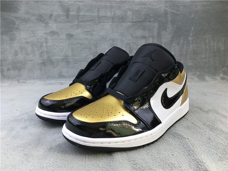 Air Jordan 1 Retro Low "Gold Toe" фото № 5