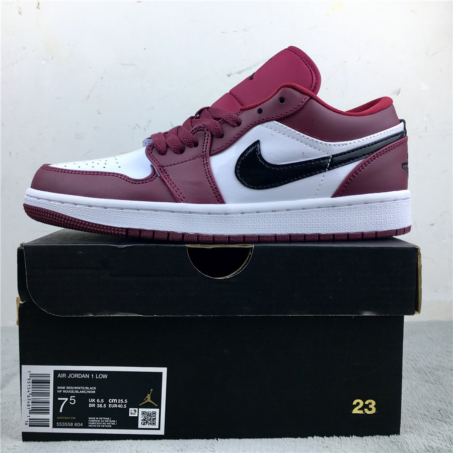 Air Jordan 1 Retro Low "Noble Red" фото № 2