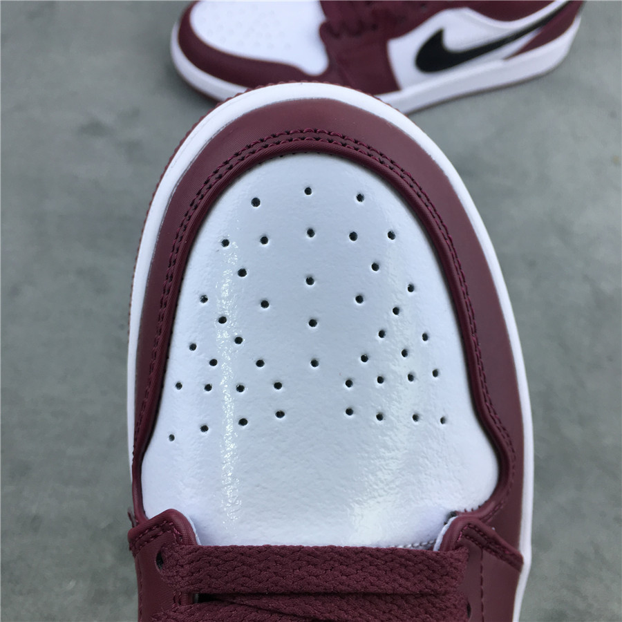 Air Jordan 1 Retro Low "Noble Red" фото № 7