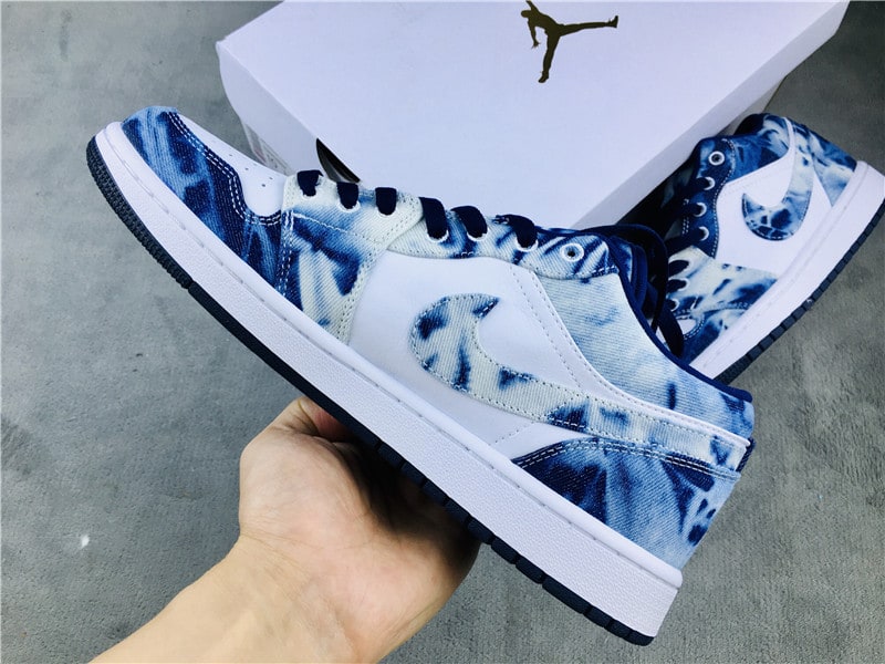 Air Jordan 1 Retro Low "Washed Denim" фото № 2