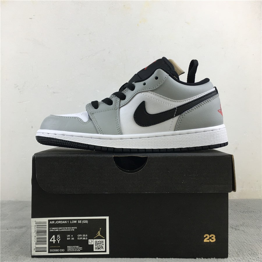 Air Jordan 1 Retro Low "Light Smoke Gray" фото № 3