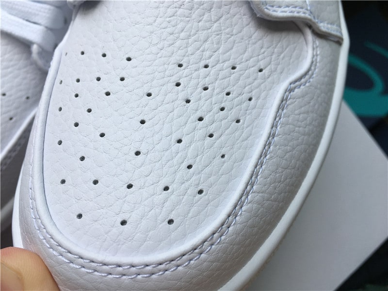 Air Jordan 1 Retro Low "White/Metallic Gold" фото № 6