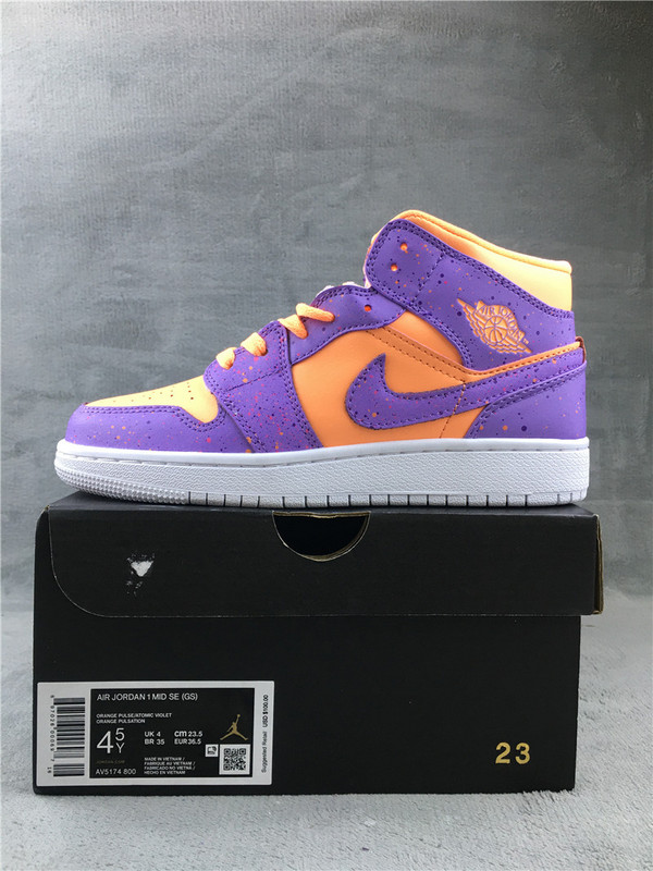 Air Jordan 1 Mid SE GS "Atomic Pulse" фото № 2