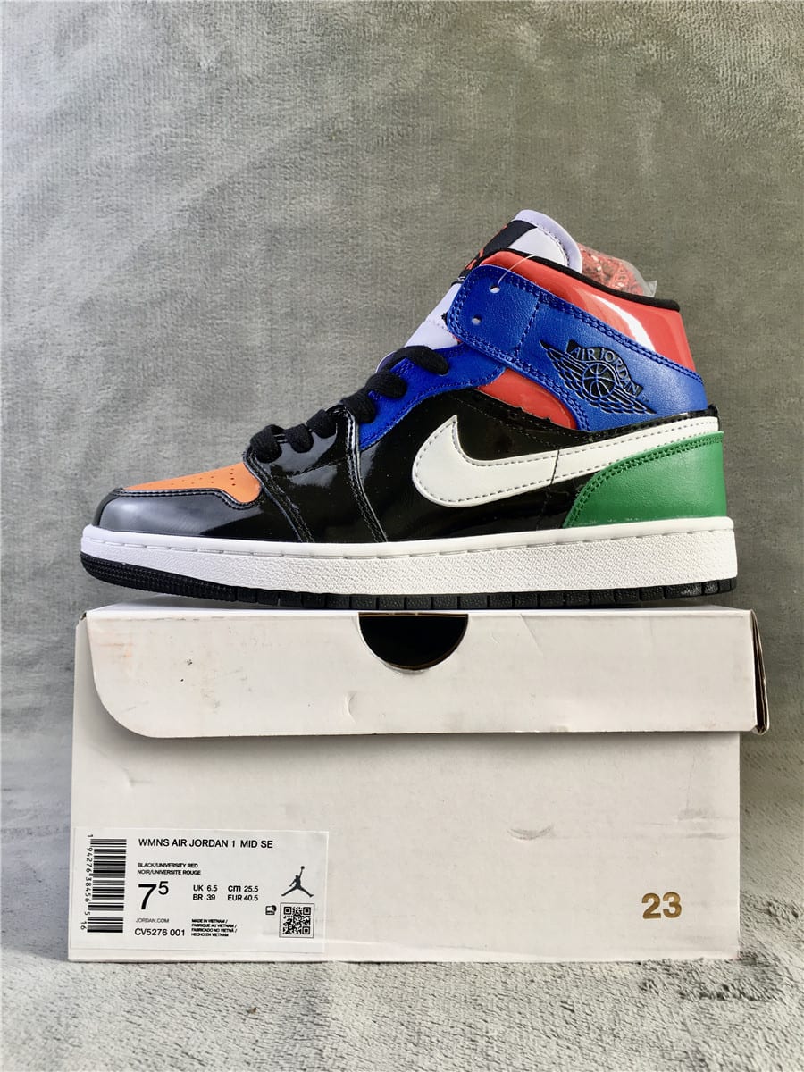 Air Jordan 1 Mid "Patent" фото № 2