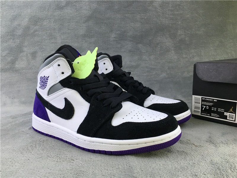 Air Jordan 1 Mid SE "Varsity Purple" фото № 5