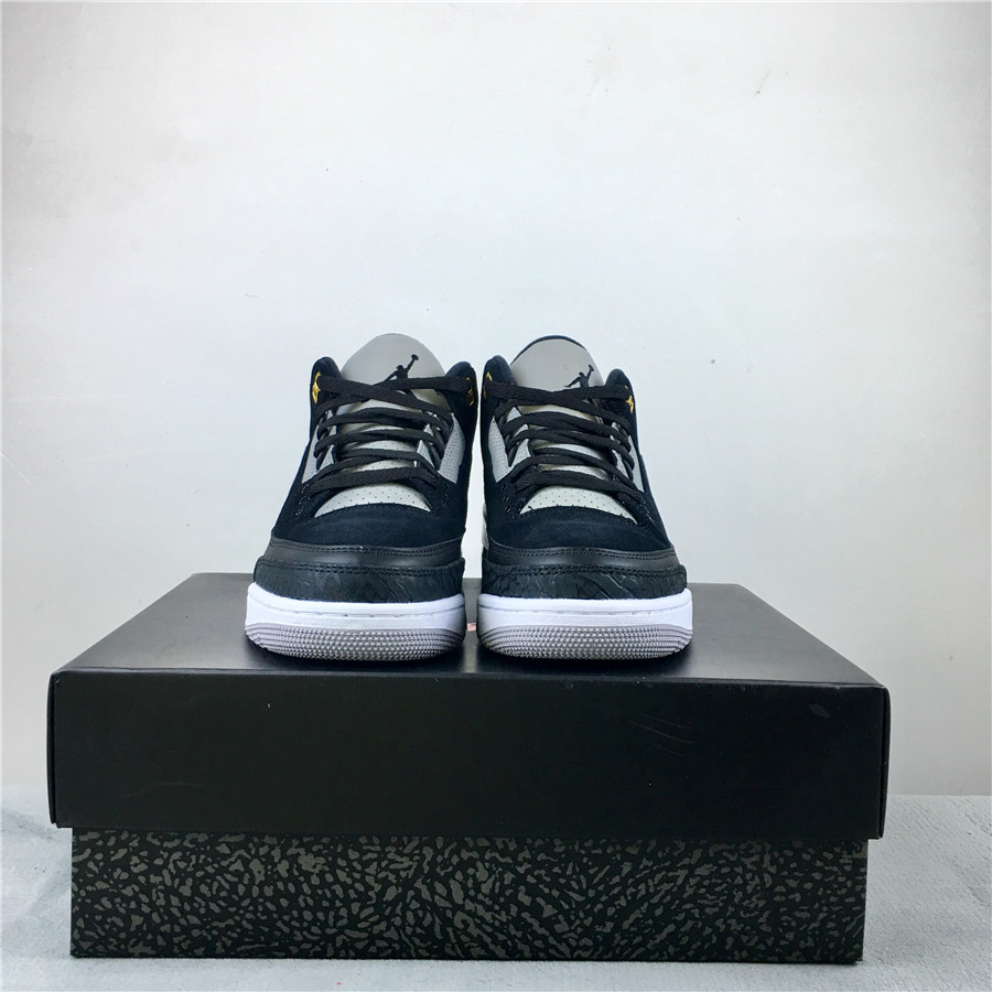 Air Jordan 3 Retro Tinker "Black/Cement Gold" фото № 3