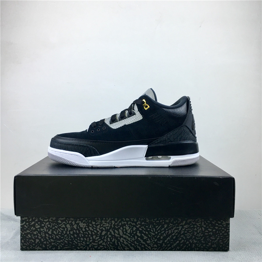 Air Jordan 3 Retro Tinker "Black/Cement Gold" фото № 4