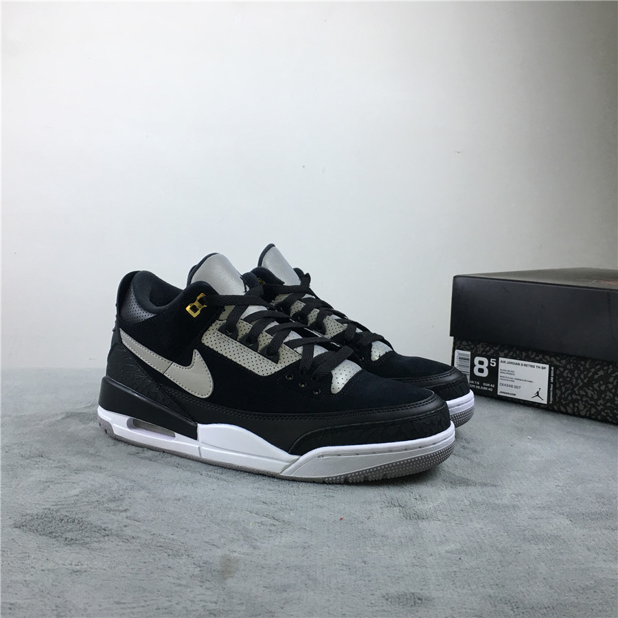 Air Jordan 3 Retro Tinker "Black/Cement Gold" фото № 5