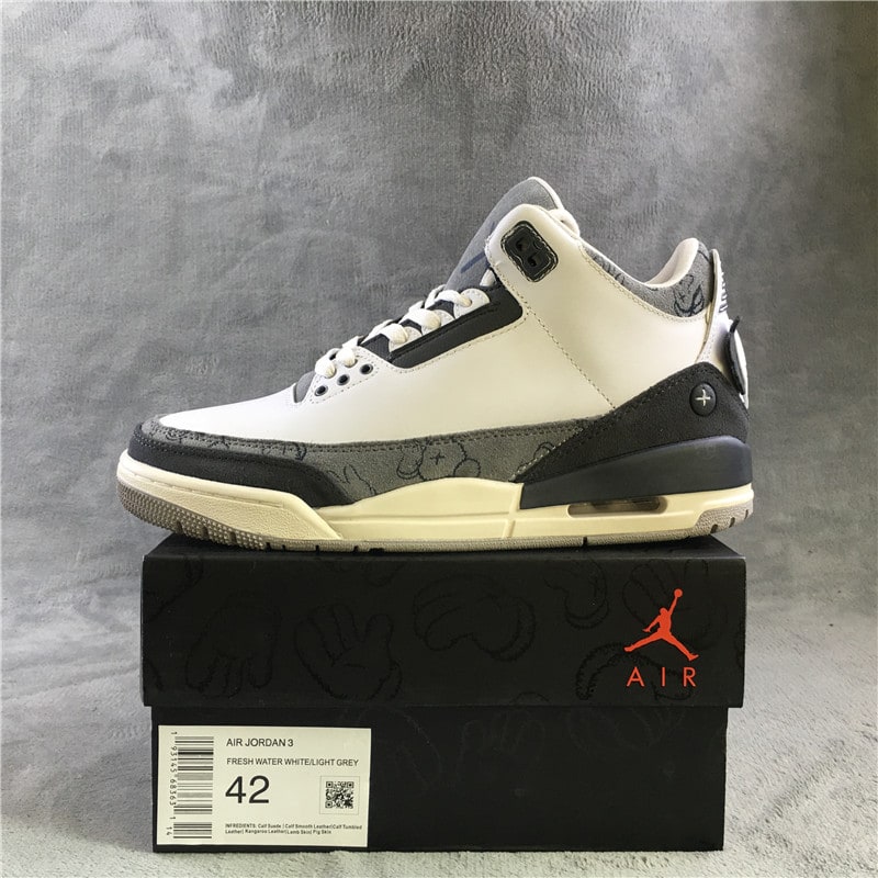 Kaws x Air Jordan 3 Retro "Fresh Water" фото № 3