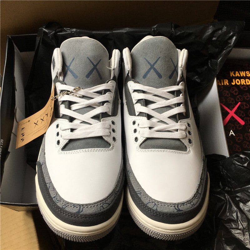 Kaws x Air Jordan 3 Retro "Fresh Water" фото № 4