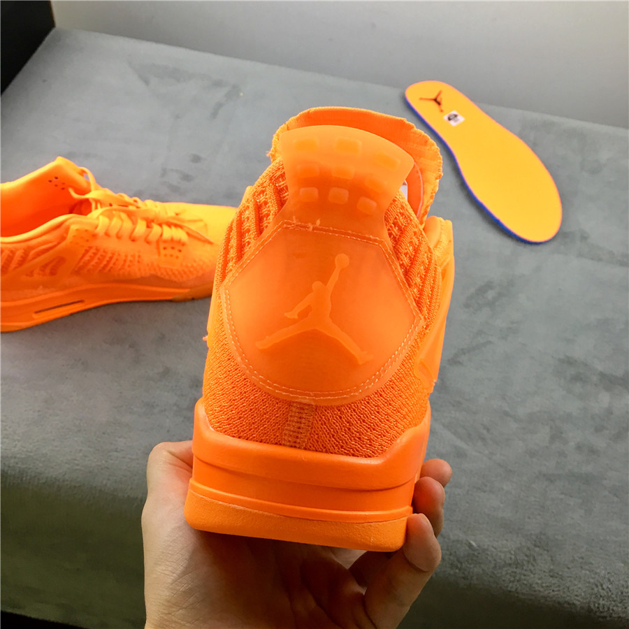 Air Jordan 4 Flyknit "Total Orange" фото № 6