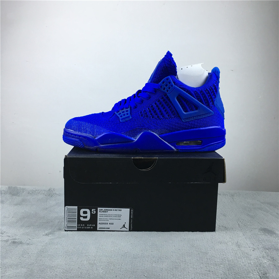 Air Jordan 4 Flyknit "Hyper Royal" фото № 4
