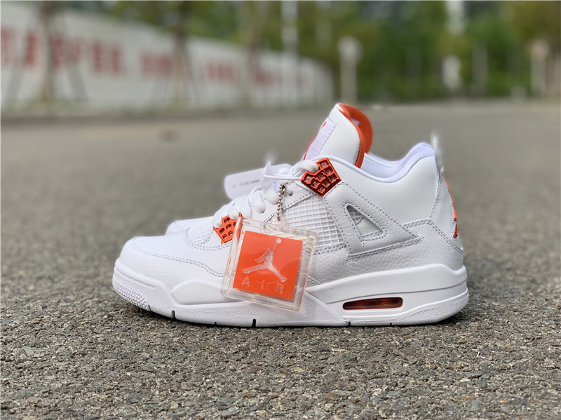 Air Jordan 4 Retro "Metallic/Team Orange" фото № 2