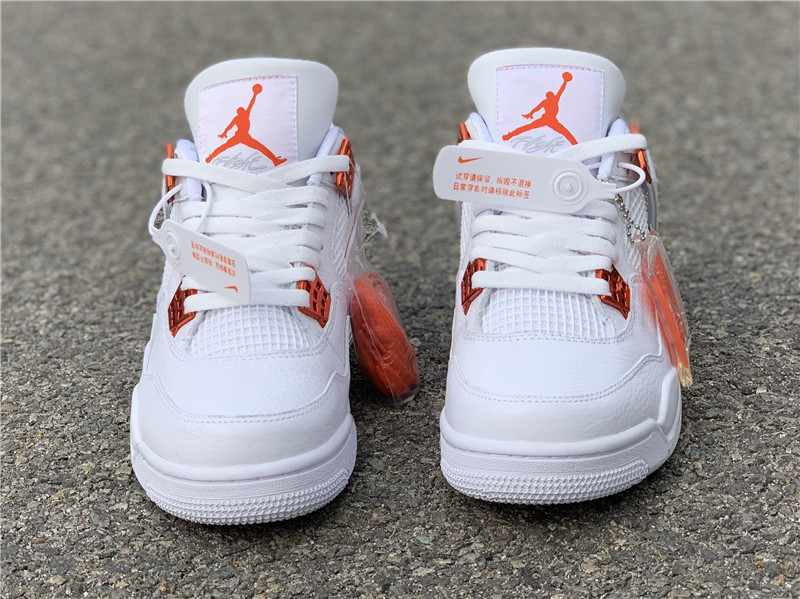 Air Jordan 4 Retro "Metallic/Team Orange" фото № 3