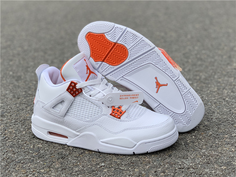 Air Jordan 4 Retro "Metallic/Team Orange" фото № 5