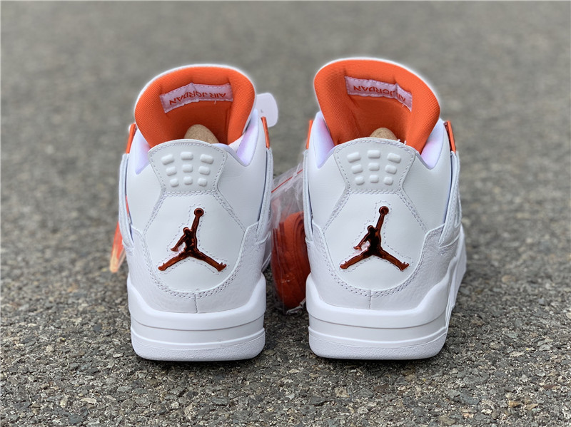 Air Jordan 4 Retro "Metallic/Team Orange" фото № 6