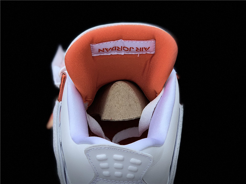 Air Jordan 4 Retro "Metallic/Team Orange" фото № 7