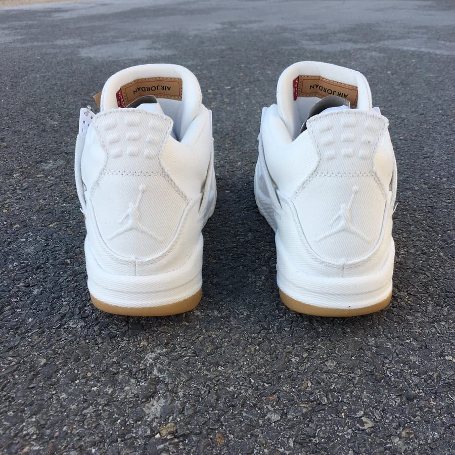 Levi's x Air Jordan 4 Retro NRG "White" фото № 6