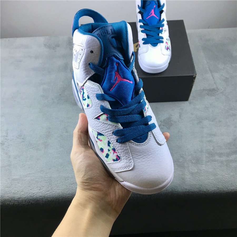 Air Jordan 6 Retro GS "Green Abyss" фото № 2