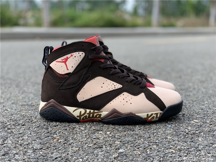 Patta x Air Jordan 7 OG SP "Mahogany Mink" фото № 2
