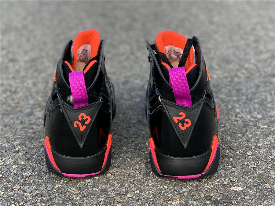 Air Jordan 7 Retro "Black Patent Leather" фото № 6