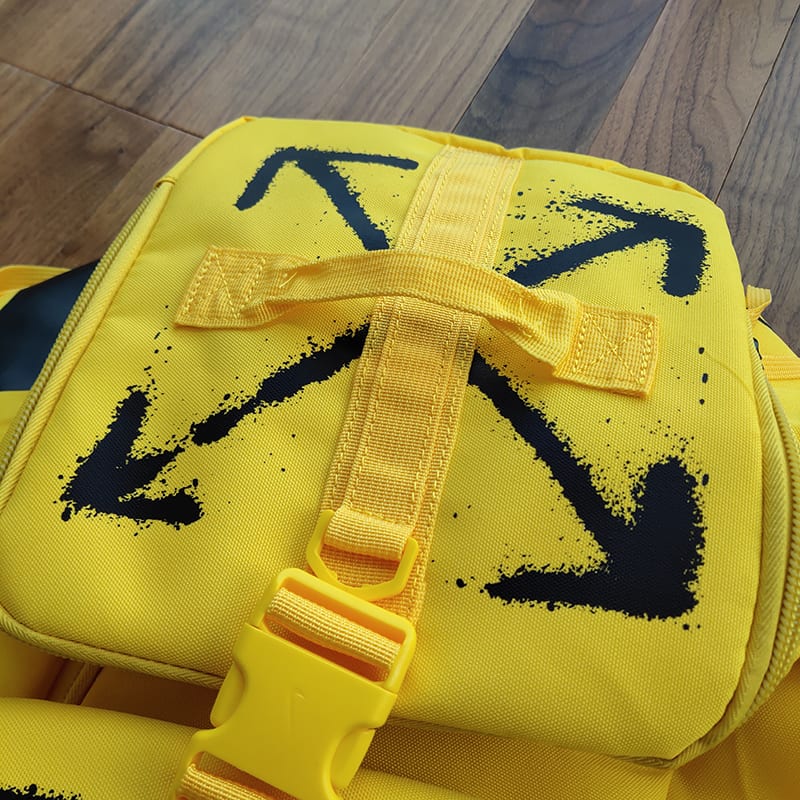 Сумка NikeLab x OFF-WHITE U Nrg Ru Duff Shoulder Bag "Yellow" фото № 4