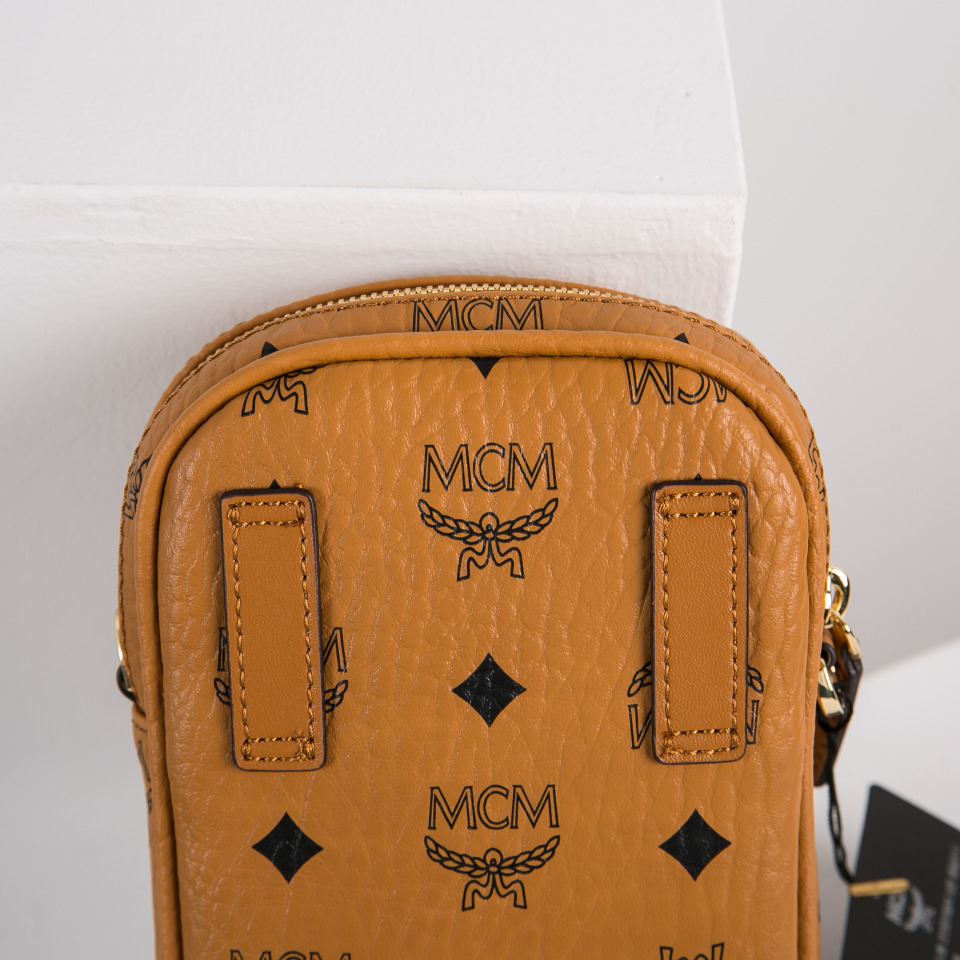 Сумка MCM Logo "Cognac" фото № 4