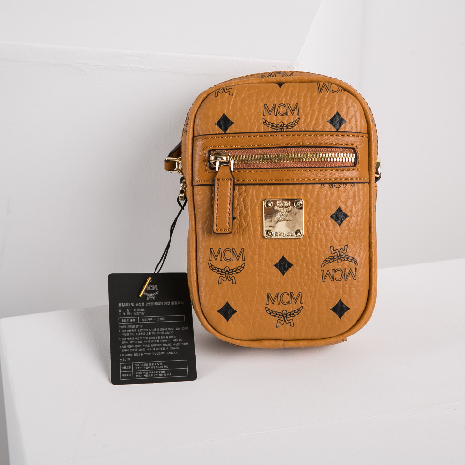 Сумка MCM Logo "Cognac" фото № 7