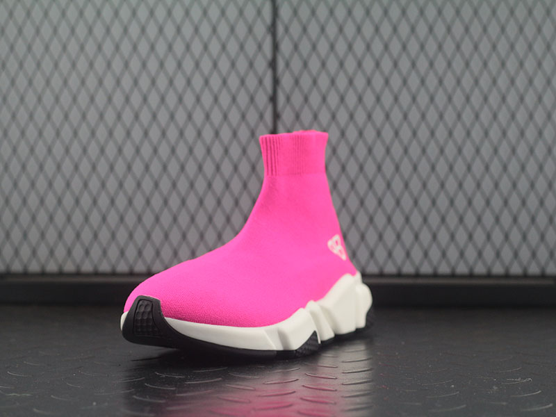 Balenciaga Speed stretch-knit Mid sneakers "Pink" фото № 3