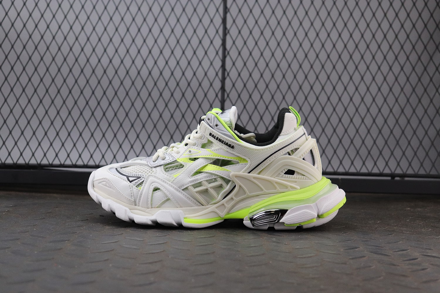 Balenciaga Track 2.0 "White/Lime line" фото № 2