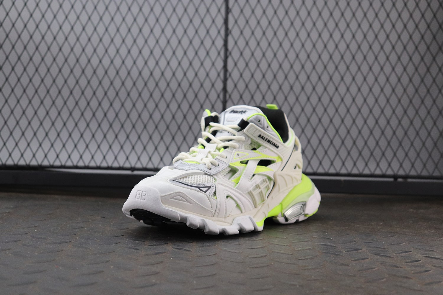 Balenciaga Track 2.0 "White/Lime line" фото № 5