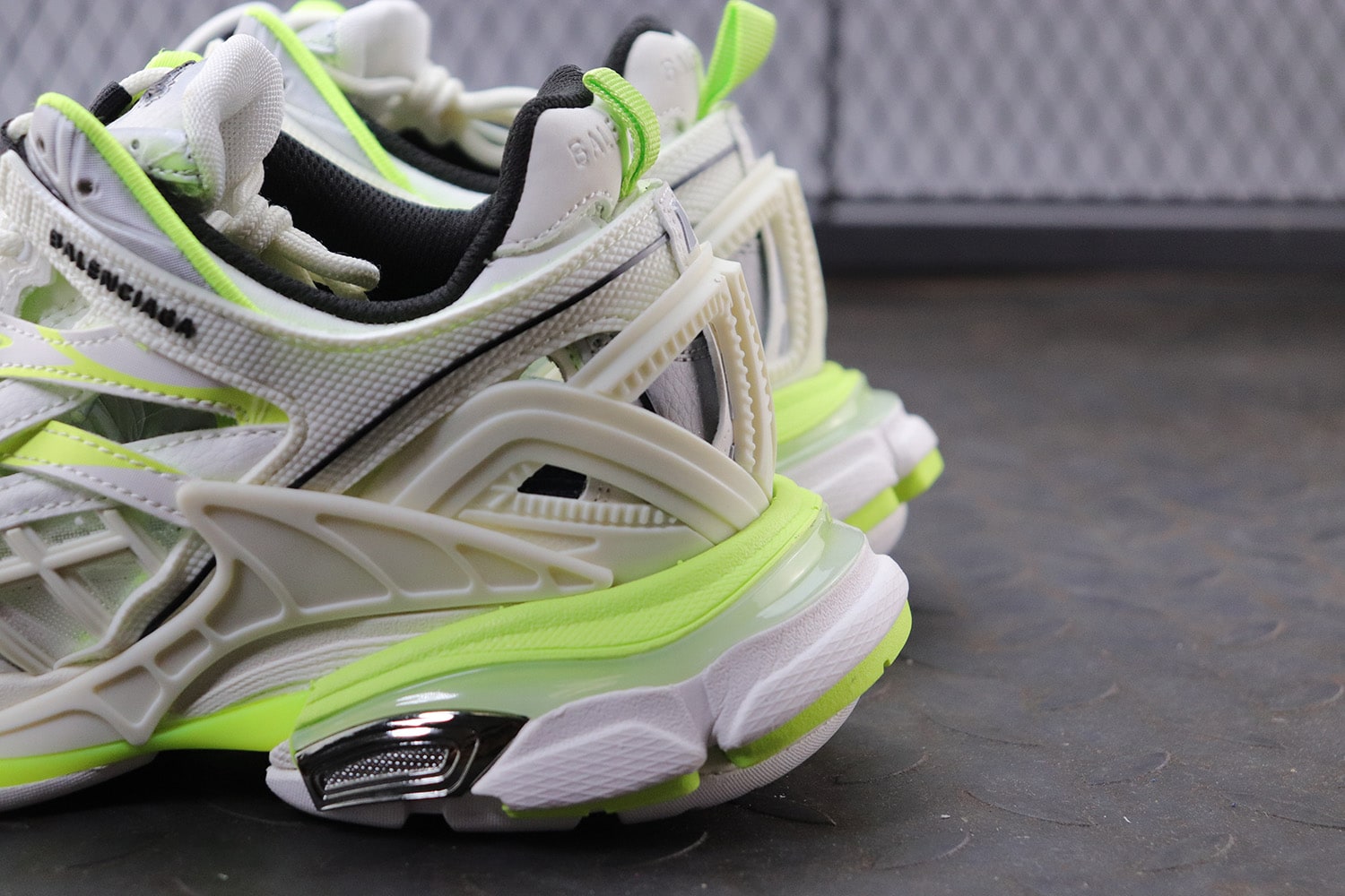 Balenciaga Track 2.0 "White/Lime line" фото № 9