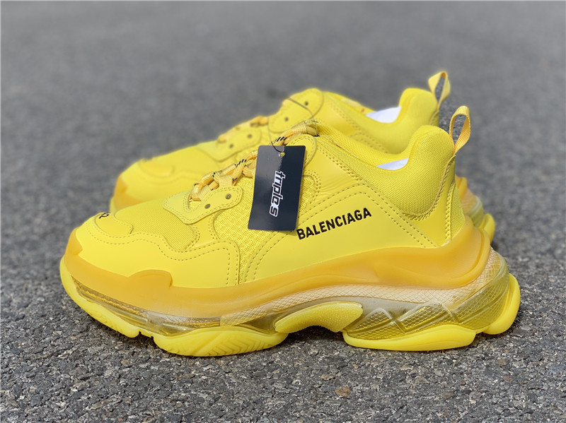 Balenciaga Triple S Clear Sole "Yellow" фото № 2