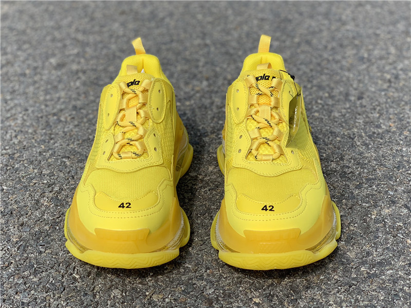 Balenciaga Triple S Clear Sole "Yellow" фото № 3