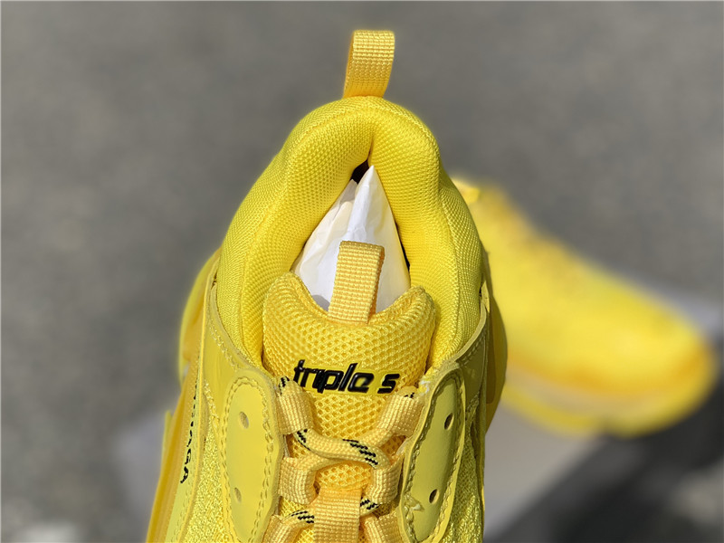Balenciaga Triple S Clear Sole "Yellow" фото № 7