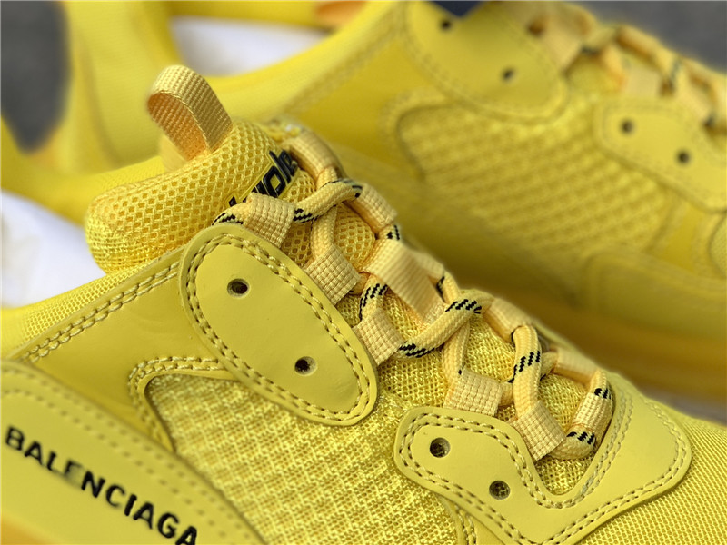 Balenciaga Triple S Clear Sole "Yellow" фото № 9