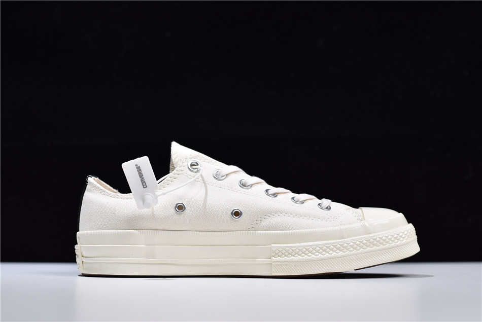 CDG PLAY x Converse Chuck Taylor All-Star Low "White" фото № 4